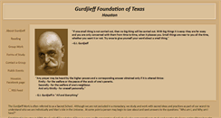Desktop Screenshot of gurdjieff-texas.org